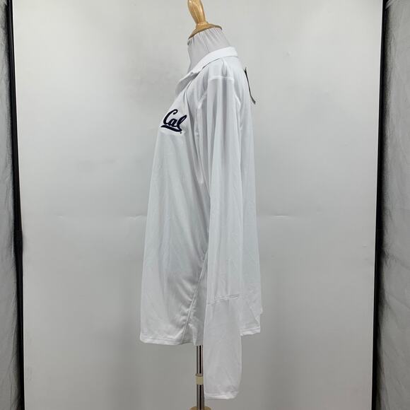 California Golden Bears Shirt Womens XL White Locker Half Zip Under Armour Cal - Picture 3 of 13